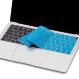 McStorey MacBook Air 13 Türkçe Q Klavye Koruyucu US Amerikan Enter | A1932 A2179 A2337 M1 Uyumlu | İngilizce Klavyeyi Türkçeye Çeviren İnce Silikon Keyboard Cover Açık Mavi