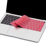 McStorey MacBook Air 13 Türkçe Q Klavye Koruyucu US Amerikan Enter | A1932 A2179 A2337 M1 Uyumlu | İngilizce Klavyeyi Türkçeye Çeviren İnce Silikon Keyboard Cover Pembe