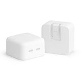 McStorey MacBook Air 13,6 ve 15,3 inç M1-M4 Uyumlu Silikon Şarj Aleti Kılıfı | 35W USB-C (Yatay Küçük Kompact) – 360° Koruma, Kaymaz Yüzey Beyaz