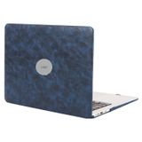 McStorey Macbook Air Kılıf 13 inç Deri Leat01 Eski USB Girişli Model 2010-2017 A1369 A1466 ile Uyumlu Lacivert
