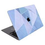 McStorey Macbook Air Kılıf A2179 ile Uyumlu Koruyucu Kaplama Laptop Sticker Marble14 Gri