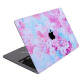 McStorey Macbook Air Kılıf A2179 ile Uyumlu Koruyucu Sticker Laptop Kaplama Flower03 Açık Pembe