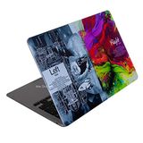 McStorey Macbook Air Kılıf A2179 ile Uyumlu Sticker Kaplama Laptop Koruyucu BrainNL Gri