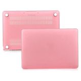 McStorey MacBook Air M1 Kılıf A2337 Uyumlu 13 İnç Mat Sert Kılıf A2179 A1932 Parmak İzi Bırakmayan Koruyucu Hard Case Kapak Pembe