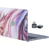 McStorey MacBook Air M1 Kılıf A2337 Uyumlu 13 İnç Mermer Desenli Hard Case A2179 A1932 Sert Kapak Koruyucu Kılıf Karışık