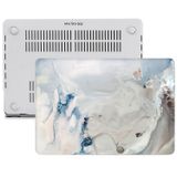 McStorey MacBook Air M1 Kılıf A2337 Uyumlu 13 İnç Mermer Desenli Hard Case A2179 A1932 Sert Koruyucu Kapak Mavi