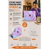 Mcstorey Macbook Air M2-m3-m4 Kılıf 13.6inç Flower03 Yapıştırma Sticker Kaplama A2681 A3113 A3240 Ile Uyumlu