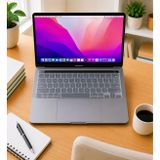 McStorey MacBook Klavye Koruyucu US İngilizce A2338 M1 M2 13 inç A2251 A2289 A2141 16 inç US ANSI Düz Enter Silikon Keyboard Cover Touch Bar Şeffaf