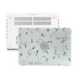 McStorey MacBook Pro 13 İnç Kılıf A1425 A1502 Uyumlu Sert Kapak Hard Case Koruyucu Retina 13 Laptop Kılıfı Botanik Çiçek Desenli İnce Koruma Kapağı Yeşil