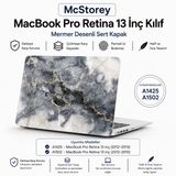 McStorey MacBook Pro 13 İnç Kılıf A1425 A1502 Uyumlu Sert Kapak Hard Case Koruyucu Retina 13 Laptop Kılıfı Mermer Desenli Çizilmeye Dayanıklı İnce Hafif Koruma R-16