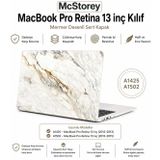 McStorey MacBook Pro 13 İnç Kılıf A1425 A1502 Uyumlu Sert Kapak Hard Case Koruyucu Retina 13 Laptop Kılıfı Mermer Desenli Çizilmeye Dayanıklı İnce Hafif Koruma R-32