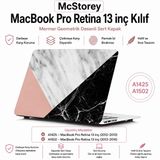 McStorey MacBook Pro 13 İnç Kılıf A1425 A1502 Uyumlu Sert Kapak Hard Case Koruyucu Retina 13 Laptop Kılıfı Mermer Desenli Çizilmeye Dayanıklı İnce Hafif Koruma R-42
