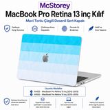 McStorey MacBook Pro 13 İnç Kılıf A1425 A1502 Uyumlu Sert Kapak Hard Case Koruyucu Retina 13 Laptop Kılıfı Soyut Fırça Desenli Çizilmeye Dayanıklı İnce Hafif Koruma Mercan Yeşili