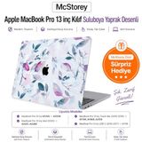 McStorey MacBook Pro 13 Kılıf A1706 A1708 A1989 A2159 A2251 A2289 A2338 M1 M2 Uyumlu Baskılı Sert Kılıf İnce Hafif TPU Koruyucu Sert Kapak Beyaz