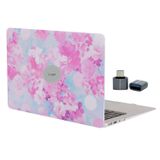 McStorey MacBook Pro 13 Kılıf A1706 A1708 A1989 A2159 A2251 A2289 A2338 M1 M2 Uyumlu Çiçek Desenli Hard Case TPU Koruyucu Kapak İnce Hafif Darbe Emici Çizilmez Mat Sert Laptop Kılıfı Flower 04
