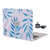 McStorey MacBook Pro 13 Kılıf A1706 A1708 A1989 A2159 A2251 A2289 A2338 M1 M2 Uyumlu Çiçek Desenli Hard Case TPU Koruyucu Kapak İnce Hafif Darbe Emici Çizilmez Mat Sert Laptop Kılıfı Flower 17