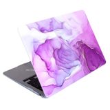 McStorey MacBook Pro 13 Mermer Desenli Kılıf A1706 A1708 A1989 A2159 A2251 A2289 A2338 M1 M2 Uyumlu Baskılı Kristal Sert Kılıf Koruyucu Kapak Açık Lila