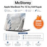 McStorey MacBook Pro 13 Mermer Desenli Kılıf A1706 A1708 A1989 A2159 A2251 A2289 A2338 M1 M2 Uyumlu Baskılı Sert Kılıf İnce Hafif Koruyucu Kapak R-39