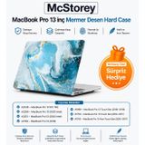 McStorey MacBook Pro 13 Mermer Desenli Kılıf A1706 A1708 A1989 A2159 A2251 A2289 A2338 M1 M2 Uyumlu İnce Hafif Sert Kapak Koruyucu Kılıf R-847