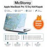 McStorey MacBook Pro 13 Mermer Desenli Kılıf A1706 A1708 A1989 A2159 A2251 A2289 A2338 M1 M2 Uyumlu TPU Sert Kılıf İnce Hafif Koruyucu Kapak R-38