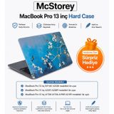 McStorey MacBook Pro 13 Sanatsal Desenli Kılıf A1706 A1708 A1989 A2159 A2251 A2289 A2338 M1 M2 Uyumlu Baskılı Kristal Sert Kılıf Koruyucu Kapak Yeşil Sarı