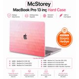 McStorey MacBook Pro 13 Sert Kapak A1706 A1708 A1989 A2159 A2251 A2289 A2338 M1 M2 Uyumlu İnce Hafif Mat Koruyucu Kılıf Kırmızı