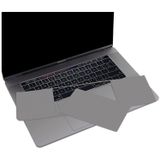 McStorey MacBook Pro 15 İnç Palm Koruyucu ve Trackpad Koruyucu Uyumlu A1990 A1707 Touch Bar Avuç İçi ve Touchpad Koruma Seti Gri