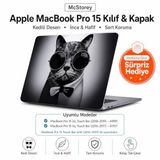 McStorey MacBook Pro 15 Kedili Desenli Kılıf A1707 A1990 Uyumlu TPU Sert Kılıf İnce Hafif Koruyucu Kapak 2016-2019 R-179