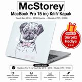 McStorey MacBook Pro 15 Sert Kapak Kılıf A1707 A1990 Uyumlu İnce Hafif Koruyucu Kılıf Touch Bar 2016-2019 R-266