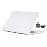 McStorey MacBook Pro 16.2 İnç Kılıf A2485 A2780 A2991 A3403 A3186 A3428 A3429 Uyumlu Karbon Fiber Görünümlü Sert Kapak İnce Hafif Koruyucu Hard Case Şeffaf