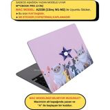 McStorey Macbook Pro Kılıf 13inç M1-M2 Sticker Kaplama Laptop Koruyucu A2338 ile Uyumlu Animal03 - Açık Pembe