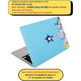 McStorey Macbook Pro Kılıf 13inç M1-M2 Sticker Kaplama Laptop Koruyucu A2338 ile Uyumlu Animal03 - Açık Yeşil