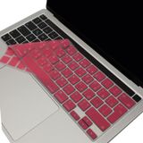 McStorey Macbook Pro Klavye Kılıfı 13 inç M1-M2 UK Arapça Baskı A2338 A2289 A2251 A2141 ile Uyumlu - Açık Pembe