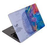 McStorey Macbook Pro M1-M2 Kılıf A2338 ile Uyumlu Kaplama Sticker Laptop Koruyucu BrainNL Beyaz