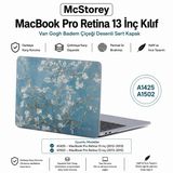 McStorey MacBook Pro Retina 13 İnç Kılıf A1425 A1502 Uyumlu Çiçek Desenli Sert Kapak Hard Case İnce Hafif Laptop Koruyucu Flower 70