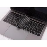 McStorey MacBook Pro Türkçe Q Klavye Koruyucu US ANSI Düz Enter Uyumlu Silikon Keyboard Cover 13-15 İnç A1706 A1989 A2159 A1707 A1990 | Amerikan İngilizce Klavyeyi Türkçe Q’ya Çeviren Siyah