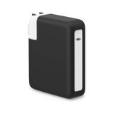 McStorey MacBook Şarj Aleti Kılıfı Silikon | 140W A2452 USB-C Uyumlu | MacBook Pro 16.2 A2485 A2780 A2991 A3403 A3186 A3428 A3429 Adaptör Koruyucu Siyah