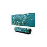 Mcstorey Mouse Pad Mouse Altlığı 60x30 3mm Kaymaz Kauçuk Taban Van Gogh Desenli Yıkanabilir Gaming