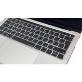 McStorey Rusça Klavye Koruyucu MacBook Pro Touch Bar 13 inç 15 inç Uyumlu A1706 A1989 A2159 A1707 A1990 | UK ISO Ters L Enter Silikon Keyboard Cover Siyah