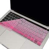 McStorey Türkçe Q Keyboard Skin MacBook Pro Touch Bar 13 15 İnç Uyumlu A1706 A1989 A2159 A1707 A1990 | UK ISO Ters L Enter Silikon Klavye Koruma Pembe