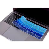 McStorey US İngilizce Klavye Koruyucu MacBook Pro 13 15 Touch Bar Uyumlu A1706 A1989 A2159 A1707 A1990 | Amerikan Düz Enter ANSI | Silikon Keyboard Cover Lacivert Mavi