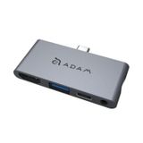 McStorey USB C Hub 4 Port Type C Çoklayıcı HDMI 4K USB 3.1 PD 60W 3.5mm Ses Girişli MacBook Air Pro iPad Windows Chromebook Uyumlu Alüminyum USB-C Adaptör