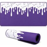 McStorey XXL Oyuncu Mouse Pad 90x40 cm 3 mm Dikişli Kaymaz Taban Büyük Masaüstü Mouse Pad ZEN Collection Japon Sakura Desenli Gaming Mousepad - Açık Lila