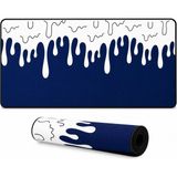 McStorey XXL Oyuncu Mouse Pad 90x40 cm 3 mm Dikişli Kaymaz Taban Büyük Masaüstü Mouse Pad ZEN Collection Japon Sakura Desenli Gaming Mousepad - Lacivert