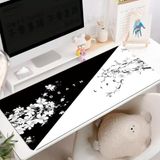 McStorey ZEN XXL Mouse Pad 90x40 cm, Büyük Masa Matı, 3 mm Dikişli Kenar, Kaymaz Kauçuk Taban, Gaming Mousepad – Death & Life Mono