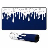 McStorey ZEN XXL Mouse Pad 90x40 cm, Büyük Masa Matı, 3 mm Dikişli Kenar, Kaymaz Kauçuk Taban, Gaming Mousepad – Navy Drip
