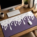 McStorey ZEN XXL Mouse Pad 90x40 cm, Büyük Masa Matı, 3 mm Dikişli Kenar, Kaymaz Kauçuk Taban, Gaming Mousepad – Purple Drip