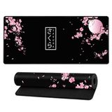 McStorey ZEN XXL Mouse Pad 90x40 cm, Büyük Masa Matı, 3 mm Dikişli Kenar, Kaymaz Kauçuk Taban, Gaming Mousepad – Sakura Moon