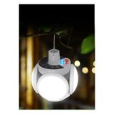 mczhome Güneş Enerjili Kanatlı Yuvarlak Solar Lamba Ve Usb Girişli 5 Kanatlı 5 Modlu Kamp Bahçe Lambası