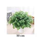 MD Aspiz Flowers 1 Adet Yapay 16 Dallı Lüx Okaliptus Bitkisi __ Saksısız Demeti Ağacı Sarkıt Sarmaşık Gelin Buketi